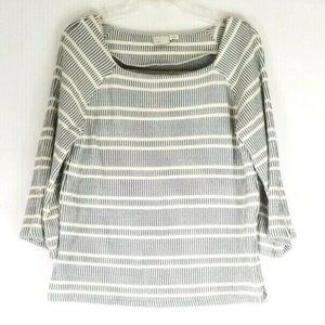 Anthropologie 9H15 STCL  Stripe Knit Shirt Top
